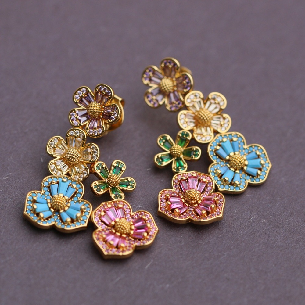 Kate Spade Fleurette Statement Earrings - Picture 4 of 6